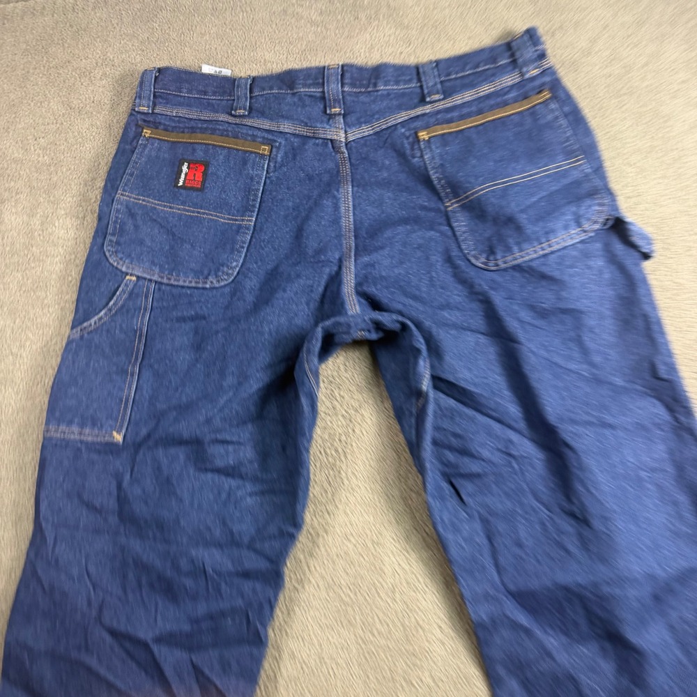 Wrangler Riggs Workwear Carpenter Jeans Indigo Blue Denim 3W020LD Mens 40x32